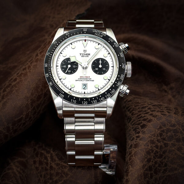 IMG_8053 Tudor Black Bay Chrono "Panda" White Dial Ref. 79360N 41mm 2025 Full Set Box & Papers Warranty