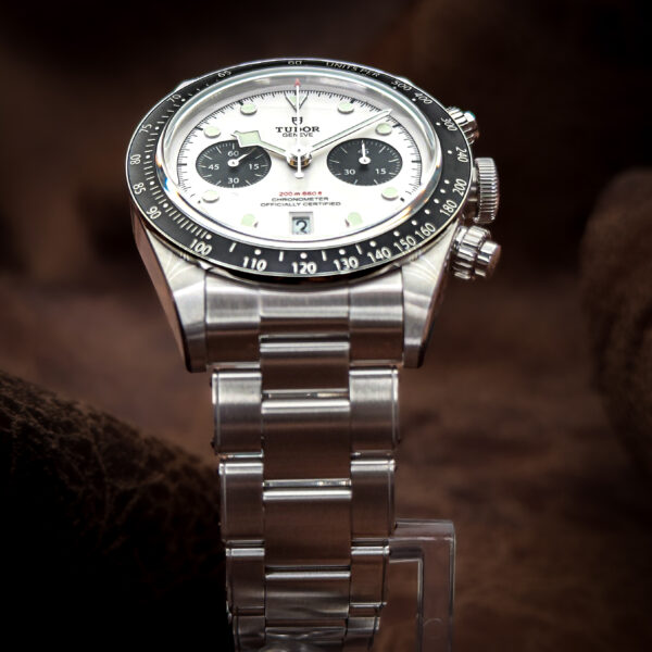 IMG_8057 Tudor Black Bay Chrono "Panda" White Dial Ref. 79360N 41mm 2025 Full Set Box & Papers Warranty