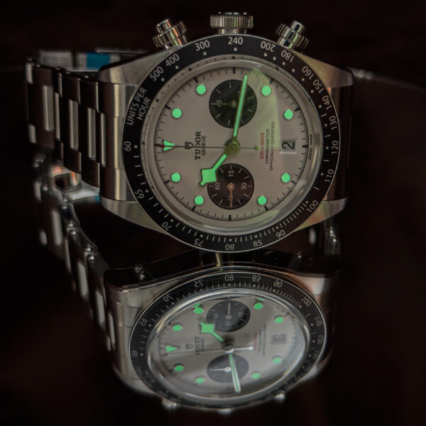IMG_8086 Tudor Black Bay Chrono "Panda" White Dial Ref. 79360N 41mm 2025 Full Set Box & Papers Warranty