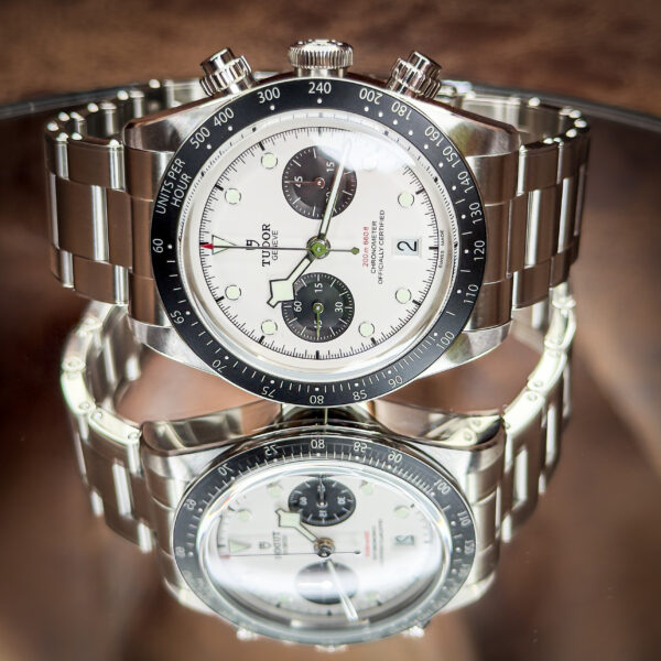 IMG_8087 Tudor Black Bay Chrono "Panda" White Dial Ref. 79360N 41mm 2025 Full Set Box & Papers Warranty